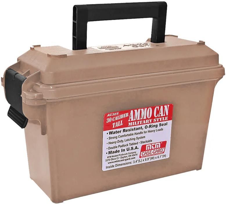 Mtm Molded Products Ammo Can 30 Caliber-tall(dark Earth)