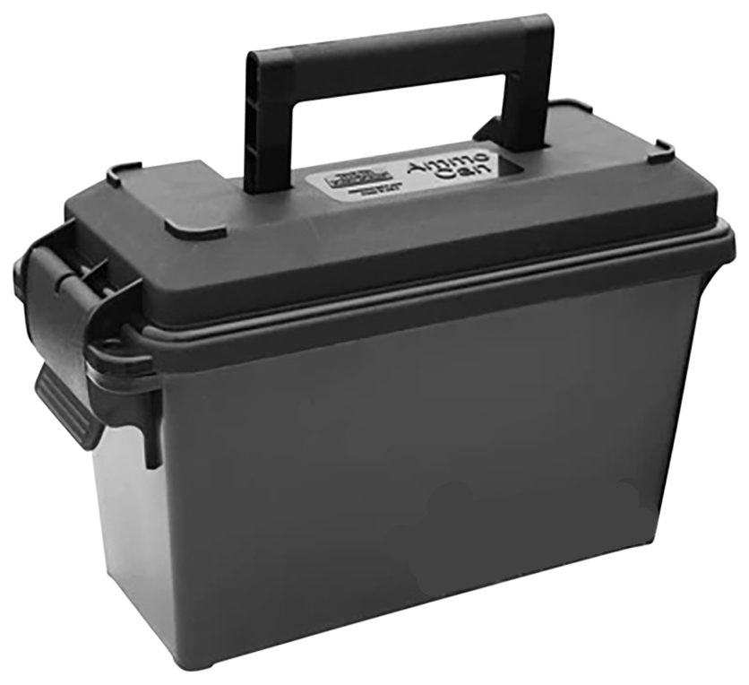 MTM Molded Products Case-Gard AC30T40 Ammo Can Tall 30 Cal Black Polypropyl