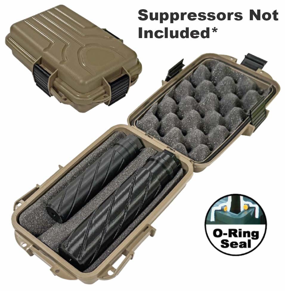 Mtm Molded Products Sc2 Suppressor Protector 2, Dark Earth, Heat Tested Foa