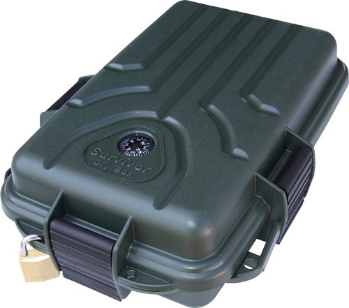 MTM Survivor Dry Box with O-Ring Seal (Forest Green, Small) view 2