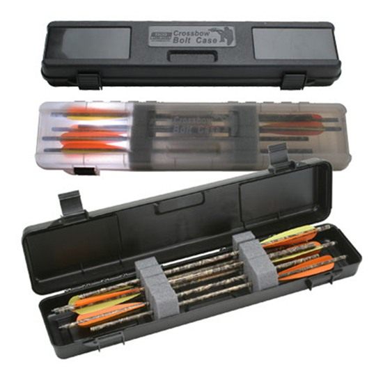 MTM Crossbolt Case Holds 12 Bolts UP TO 23in Clear Smoke
