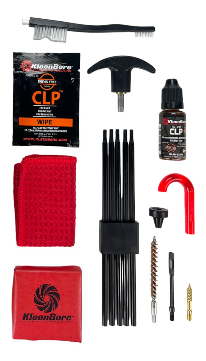 Kleen Bore K204 Rifle Classic Cleaning Kit .25/ .243/ 6.5mm Cal