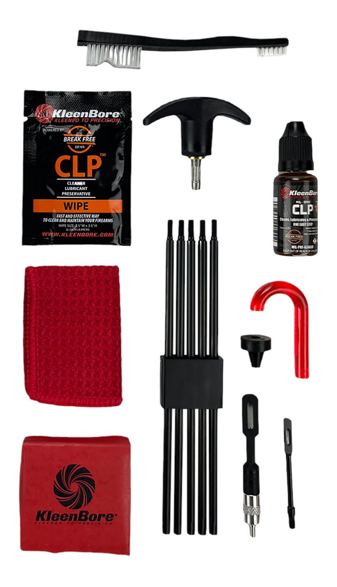 Kleenbore UK213 Universal Cleaning Kit .22 Cal-12 Gauge Handguns/Rifles/Sho