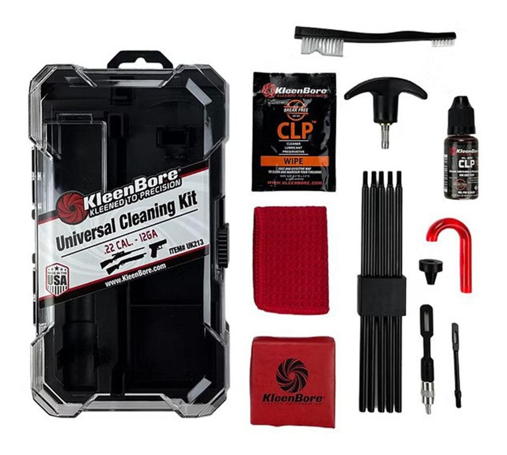Kleenbore UK213 Universal Cleaning Kit .22 Cal-12 Gauge Handguns/Rifles/Sho view 2