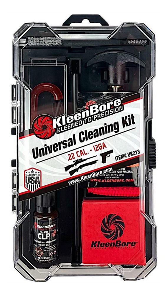 Kleenbore UK213 Universal Cleaning Kit .22 Cal-12 Gauge Handguns/Rifles/Sho view 4
