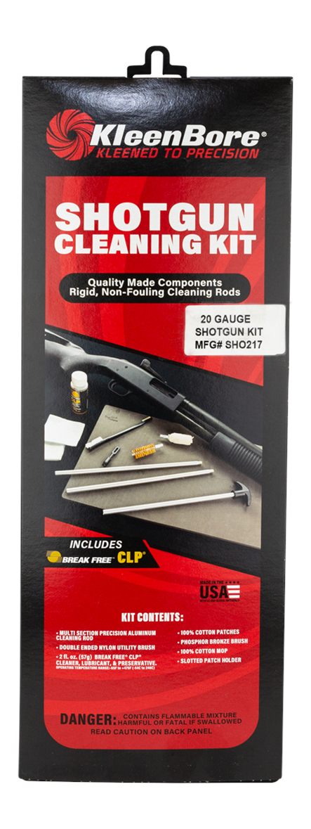 KleenBore SHO217 Classic Cleaning Kit 20 Gauge Shotgun