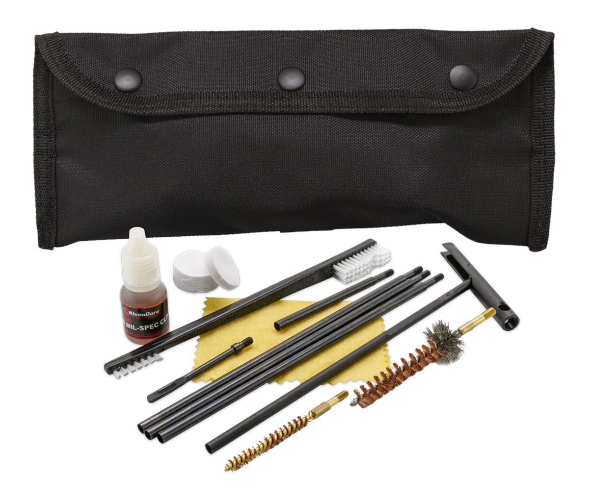Kleenbore POU302B Modular Cleaning Kit Multi-Caliber Handgun/Rifle Bronze/N
