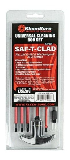 Kleen Bore SAF301 SAF-T-Clad Universal Classic Cleaning Kit .22 - .45 Cal H view 2
