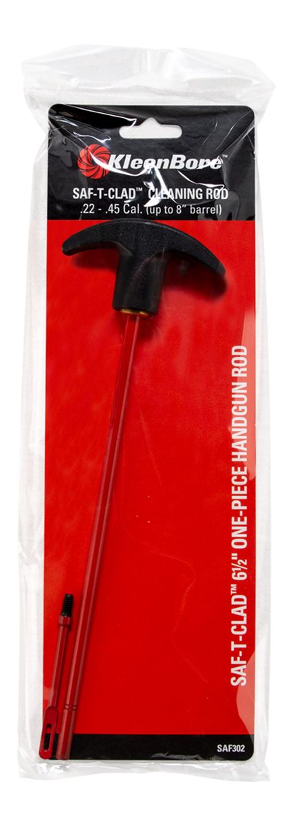 Kleenbore SAF302 SAF-T-Clad Cleaning Rod .22 - .45 Cal Handgun 6.5in w/Swiv