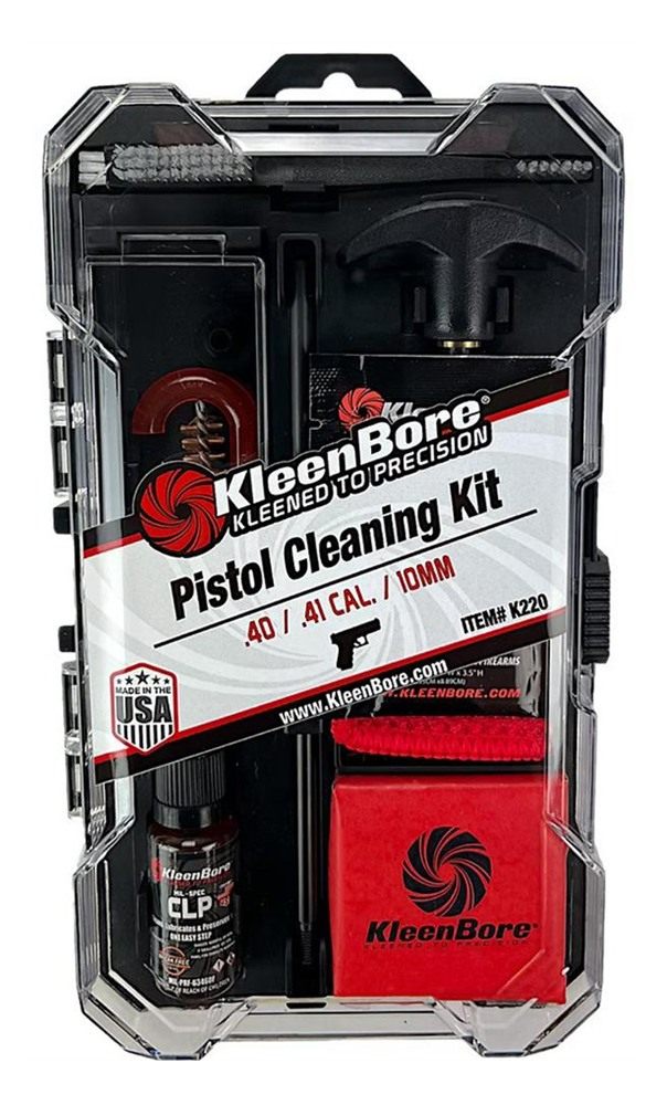 Kleen Bore K220 Classic Cleaning Kit .40/ .41/ 10mm Cal Handgun view 3