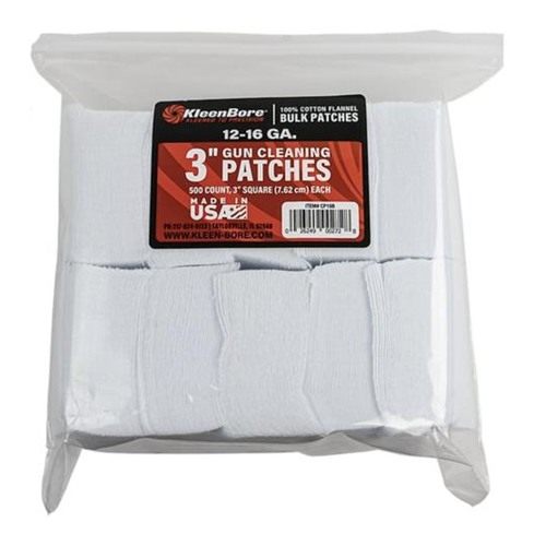 Kleen Bore 3in Cleaning Patches 12-16 ga 500/ct