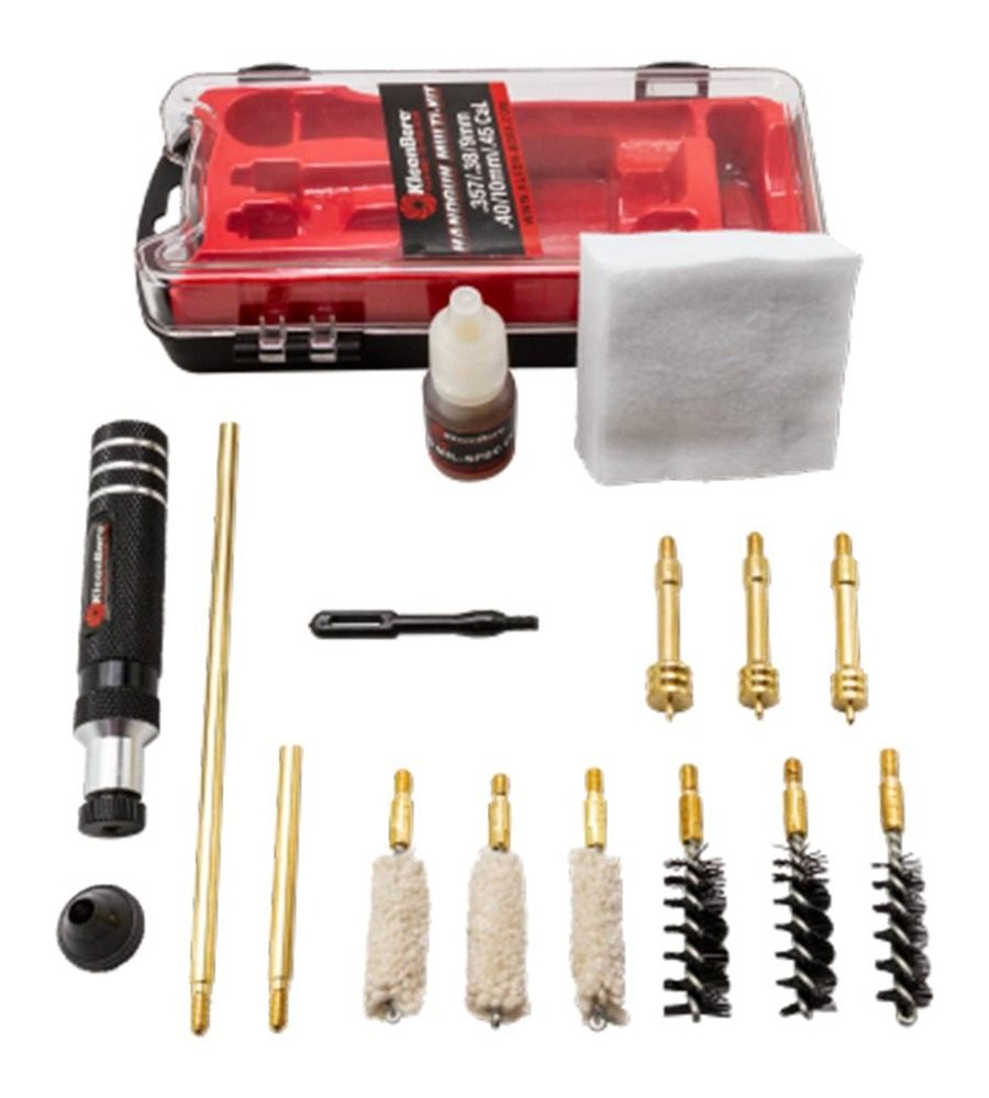 Kleenbore HMK3845 Multi-Pistol Kit .38/ .40/ .45/ 9mm/ 10mm Handgun Black/R view 2