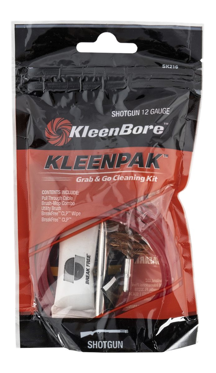 Kleenbore SK21610 Grab Go Cleaning Kit 12 Gauge Shotgun 10 Per Pack