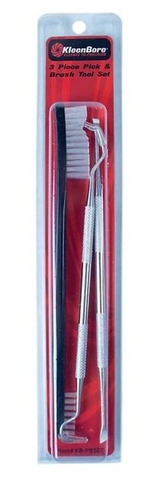 Kleen Bore KB-PBSET 3-Piece Pick Brush Tool Set view 2