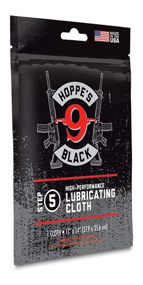 Hoppe's Hglc black Lubricated Cloth 14.00in x 11.00in view 2