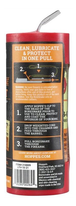 Hoppe's Boresnake CLP Cleaning Kit for 9mm Pistol, Gun Snake view 4