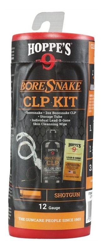Hoppe's CLP Cleaning Kit for 12 Gauge Shotgun, Gun Snake (210012) view 2