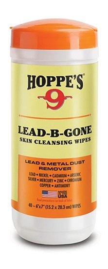 Hoppe's LBG40 Lead-B-Gone Skin Cleansing Wipes Package of 40
