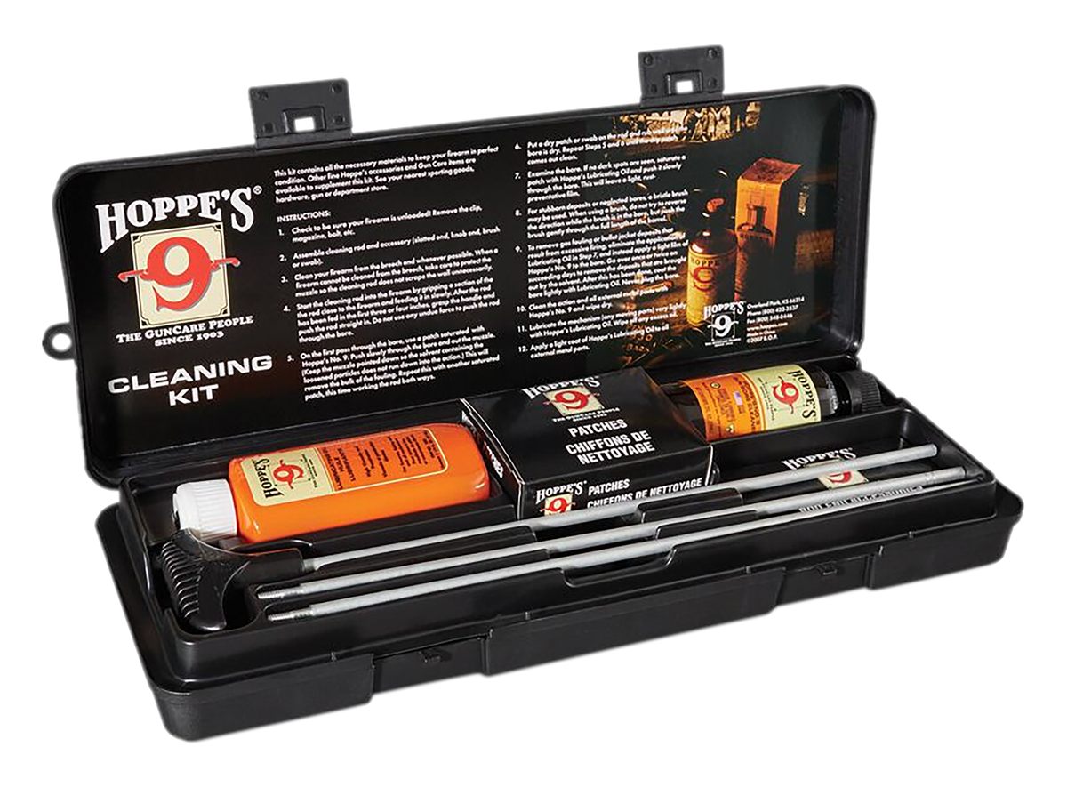 Hoppe's UO Rifle Shotgun Cleaning Kit All-Calibers Includes Storage Box