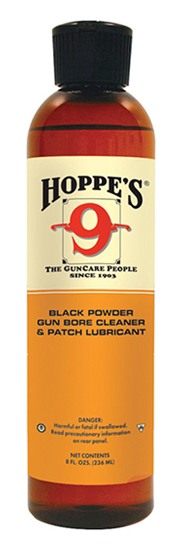 Hoppe's No. 9 Black Powder Gun Bore Cleaner and Patch Lubricant, 8 oz. Bott view 2