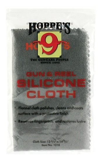 Hoppe's No. 9 Silicone Gun And Reel Cloth Grey 1-11in x 14in (27.94 x 35.56 view 2