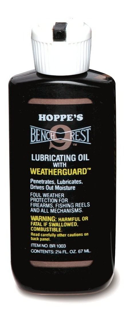 Hoppe's No. 9 Bench Rest Lubricating Oil with Weatherguard, 2-1/4 oz. Bottl view 2