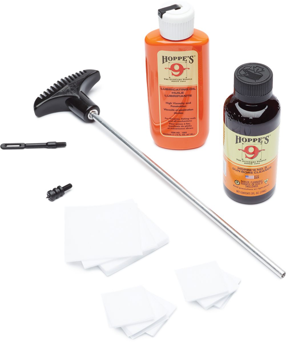 Hoppe's No. 9 Cleaning Kit with Aluminum Rod, .38/.357 Caliber, 9mm Pistol
