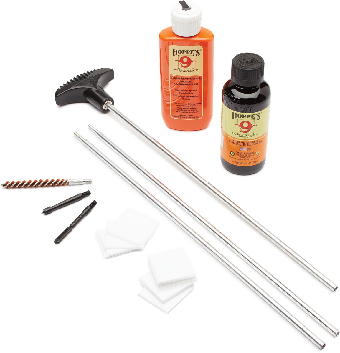 Hoppe's No. 9 Cleaning Kit with Aluminum Rod, 7mm, .270/.280 Caliber Rifle