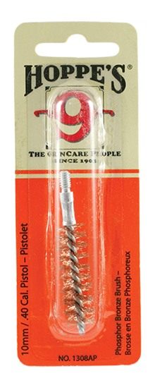 Hoppe's No. 9 Phosphor Bronze Brush, 10mm Pistol view 2
