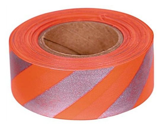 Allen 46 Flagging Tape Reflective Orange 150' Roll view 2