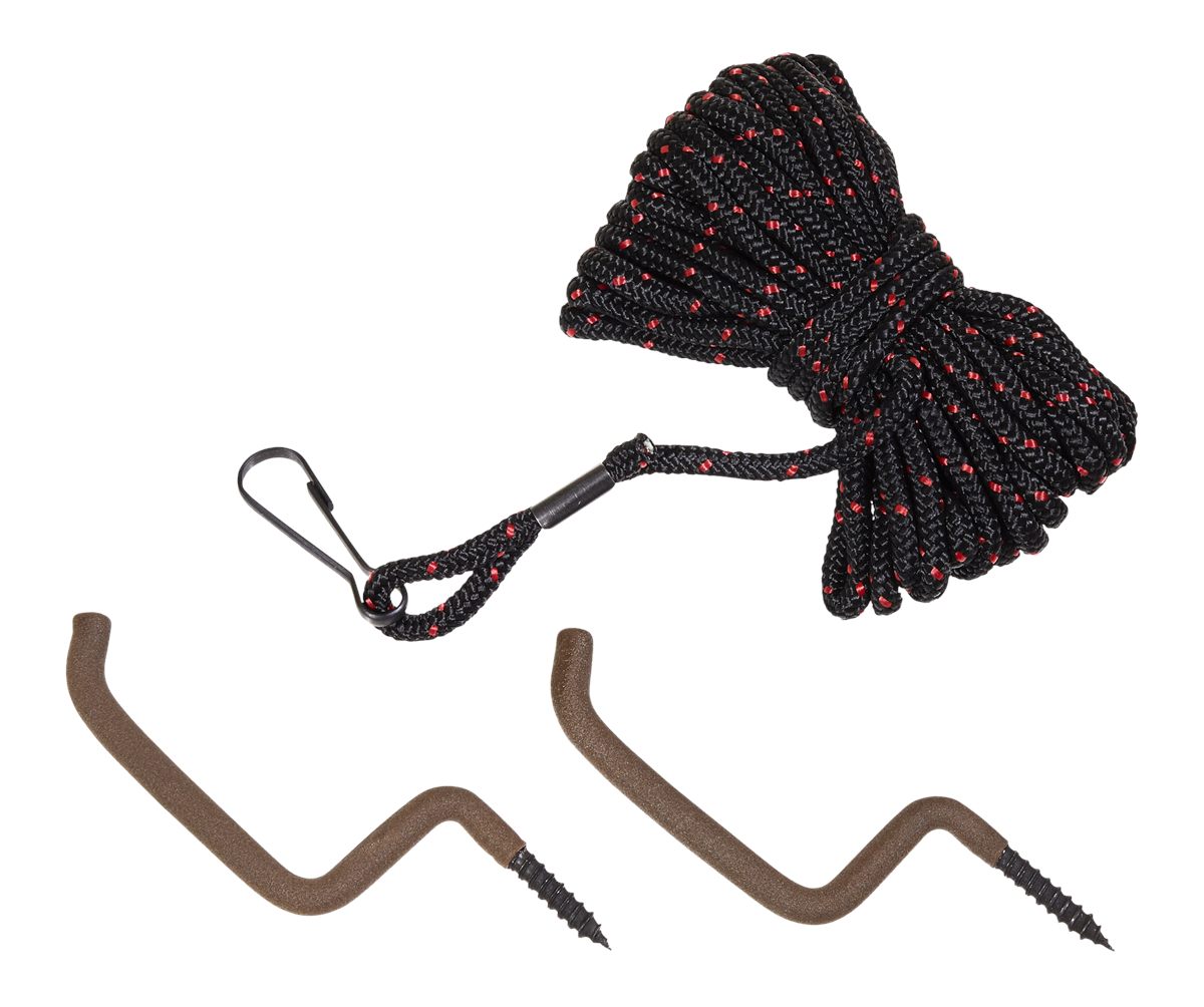 Allen 54 Bow Gun Rope Treestand Black/Red 20' Long Includes 2 Hangers
