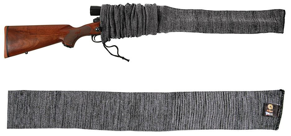 Allen 131 Stretch Knit Gun Sock 52in Shotgun/Rifle w/Scope, Heather Gray, I view 2