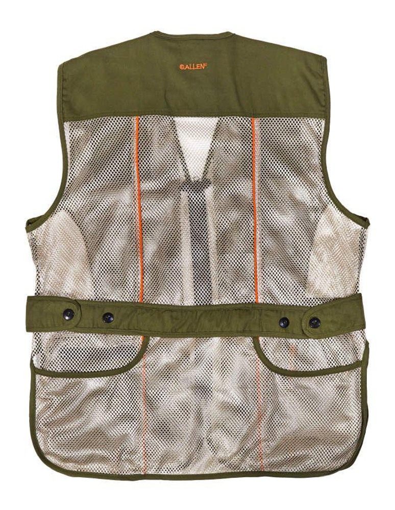 Allen Ace Shooting Range Vest with Moveable Shoulder Pad R or L Green M/L view 4