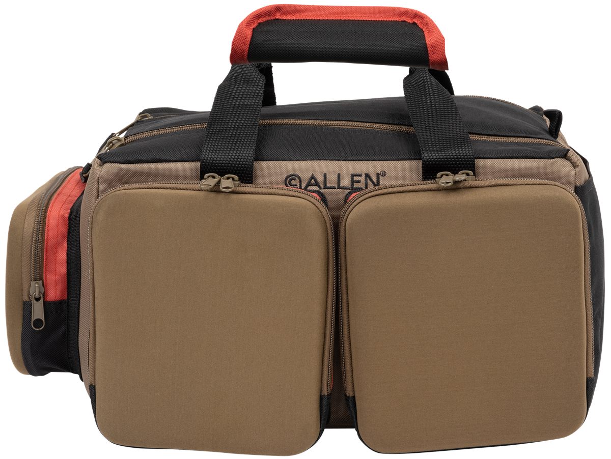 Allen 8305 Eliminator Rangemaster Tan Bag w/Pistol Rug, Multiple Exterior P