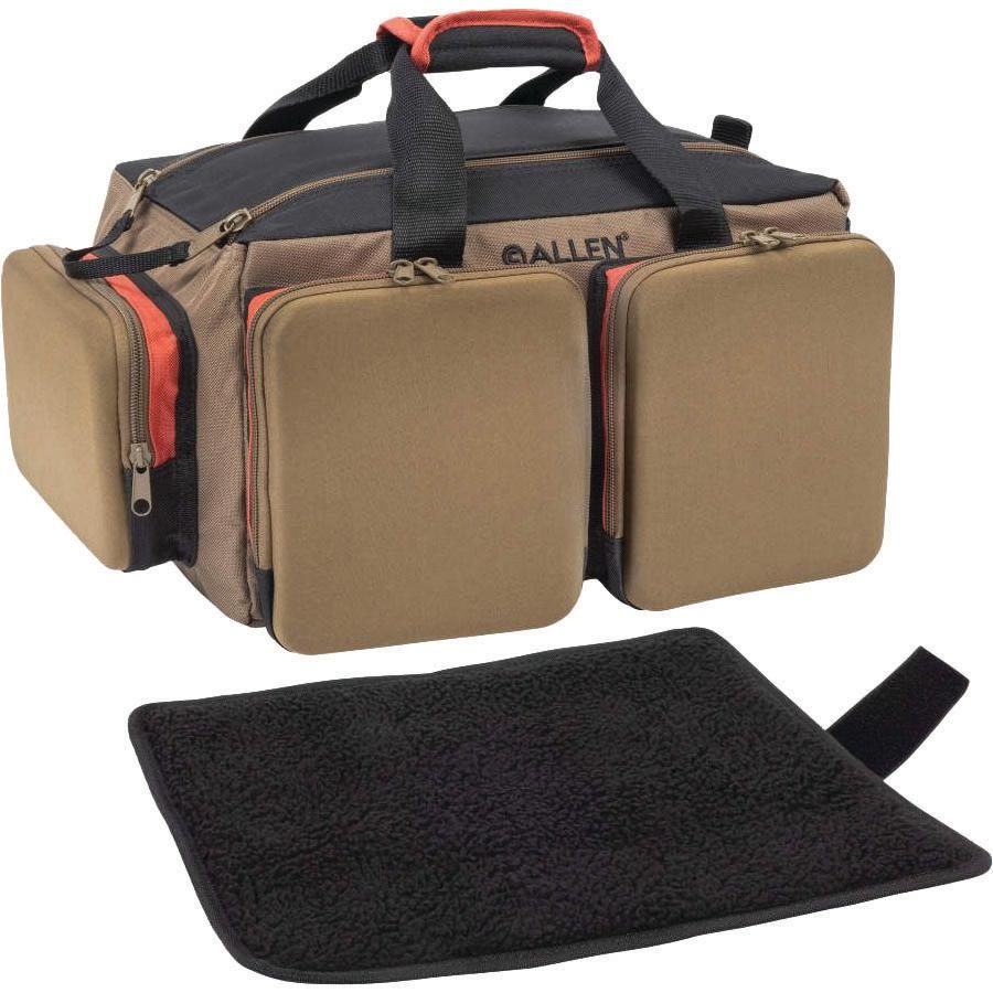 Allen 8305 Eliminator Rangemaster Tan Bag w/Pistol Rug, Multiple Exterior P view 2