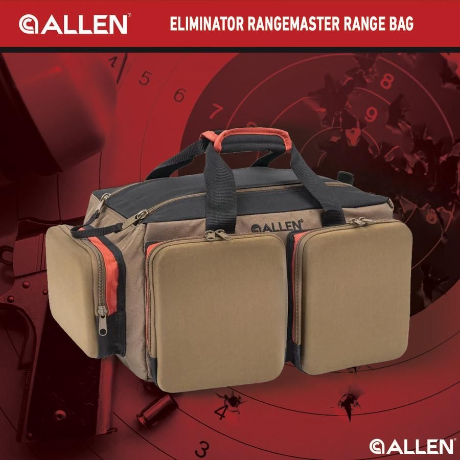 Allen 8305 Eliminator Rangemaster Tan Bag w/Pistol Rug, Multiple Exterior P view 4