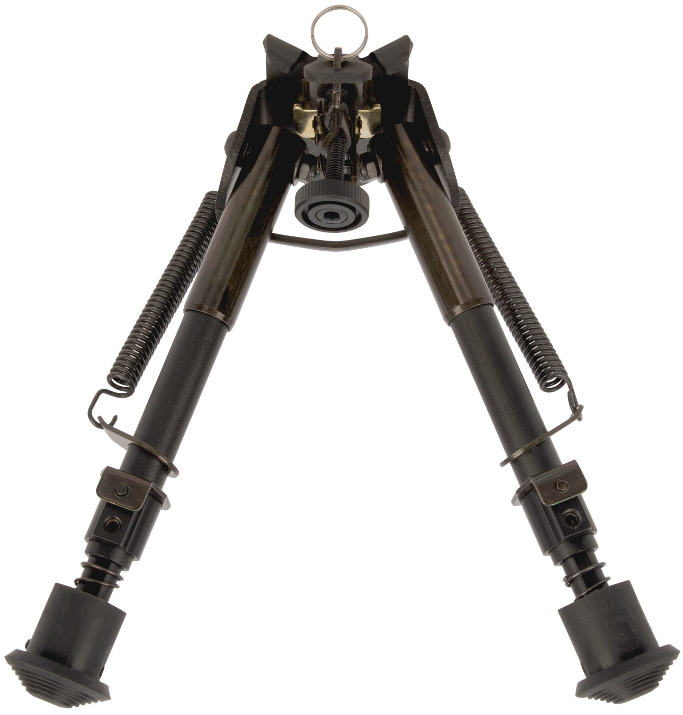 Allen 2207 Bozeman Rifle Bipod Black Aluminum w/Sling Swivel Stud Mount, Ru