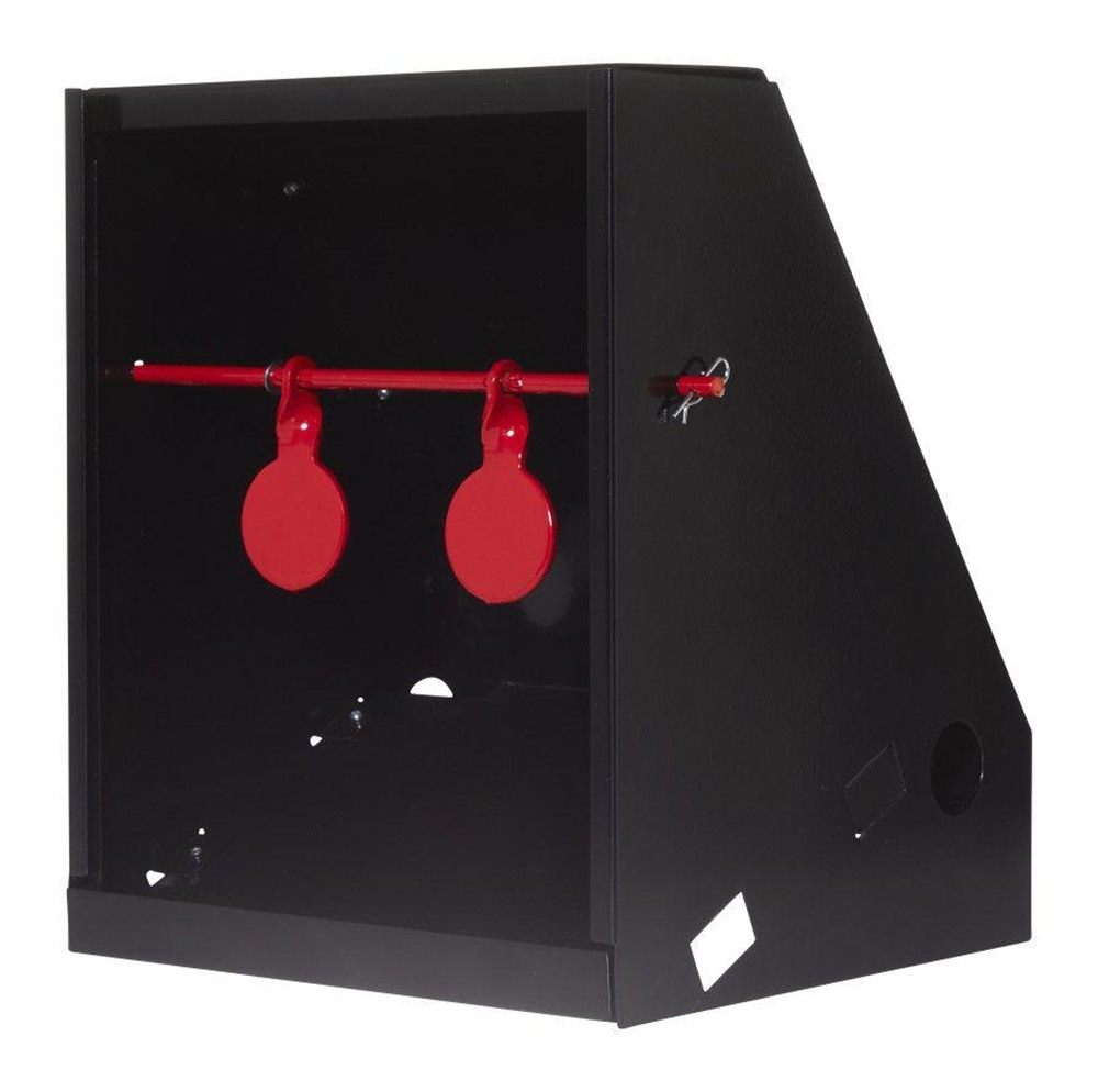 Allen EZ-Aim Air Gun Pellet BB Shooting Target Trap 7inW x 7.5inH - Black view 2