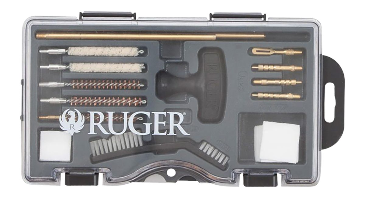 Allen Ruger 27822 Rimfire Cleaning Kit .22 Cal Bronze Bristles 12 Black Pla