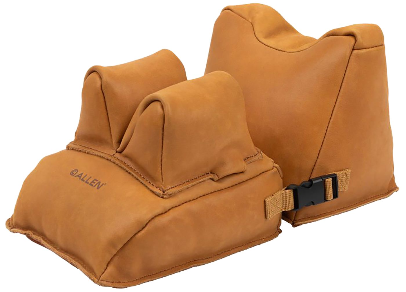Allen 15125 Shooting Rest Combo Filled Front Rear Light Brown Leather