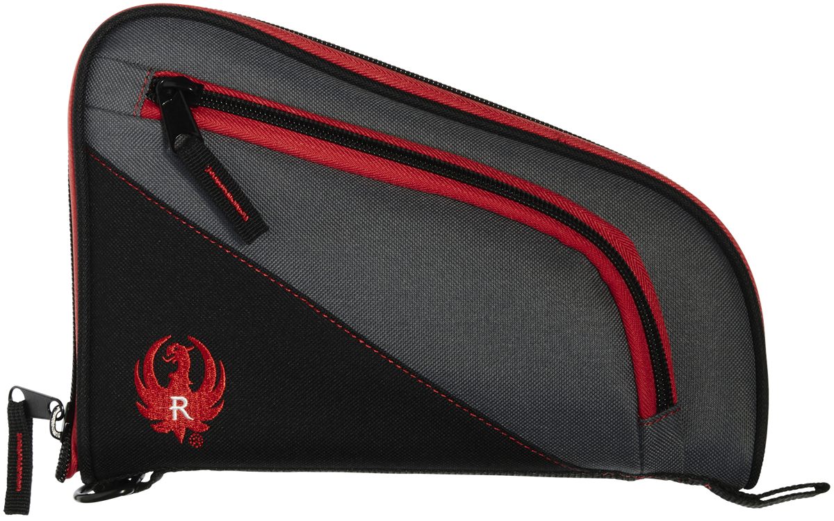 Allen Ruger 27401 Tucson Handgun Case Black/Red/Gray Lockable Zippers