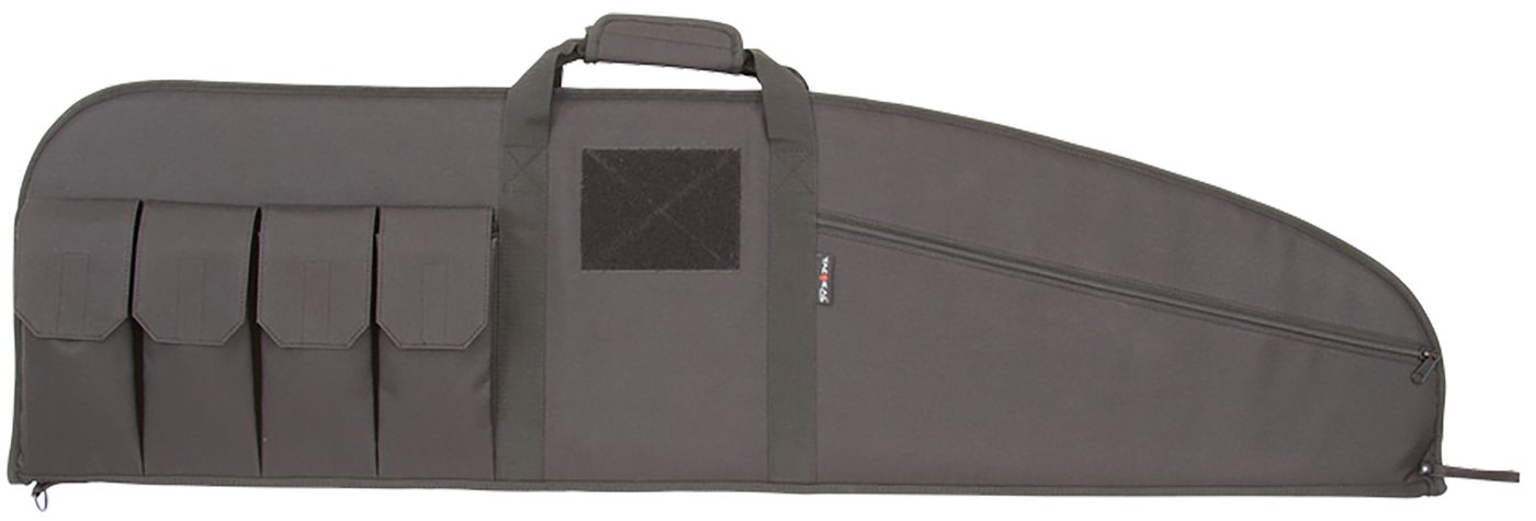 Allen Combat Tactical Rifle Case 46in 4 MAG Pockets Black Endura Fabric