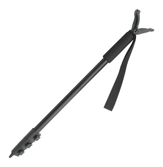 Allen 2163 Swift Shooting Stick Monopod made of Matte Black Aluminum with P view 2