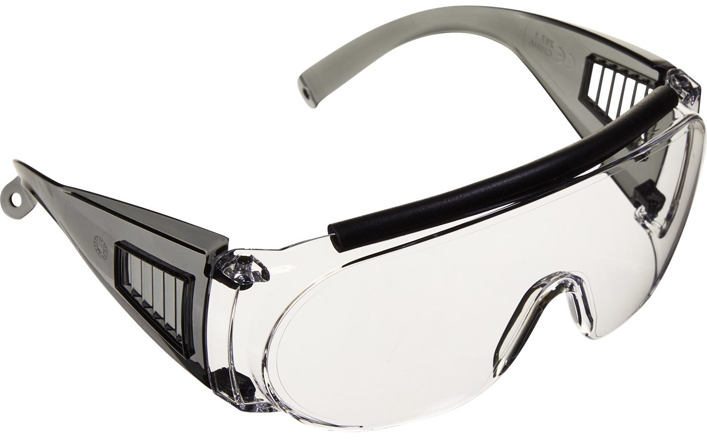 Allen 2169 Fit Over Shooting Glasses Adult Clear Lens Gray