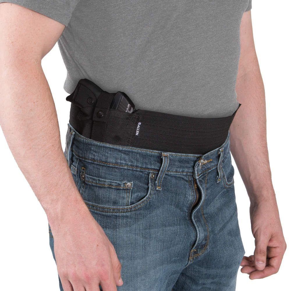 Allen 44251 Hideout Belly Band Holster 46in-60in Elastic Black XL-3XL