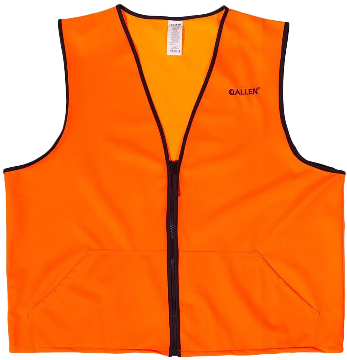 ALLEN DELUXE HUNTING VEST ORANGE X-LARGE 2 FRONT POCKETS