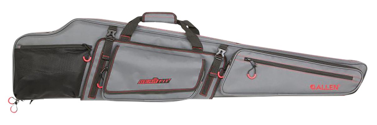 Allen 94948 Gear-Fit Dakota 48in Rifle Case Gray w/Red Accents, Padding Org