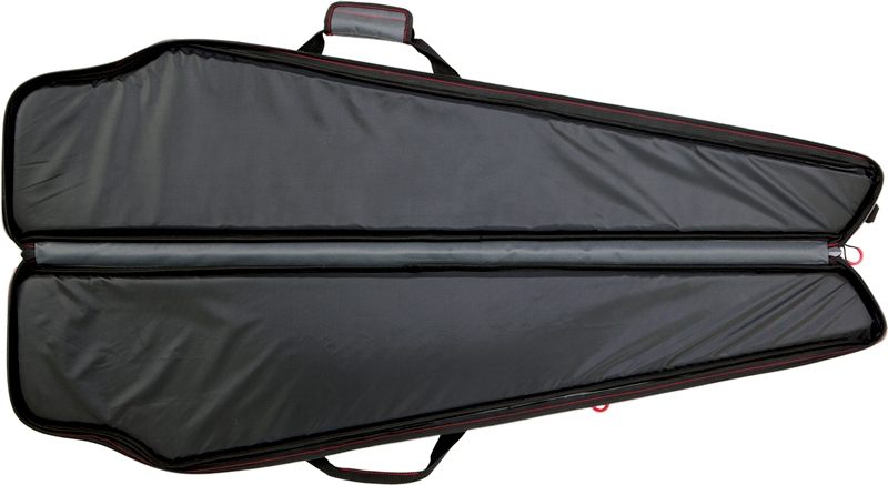 Allen 94948 Gear-Fit Dakota 48in Rifle Case Gray w/Red Accents, Padding Org view 2