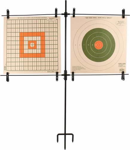 Allen Paper Target Stand Includes 8 Clips/Steel