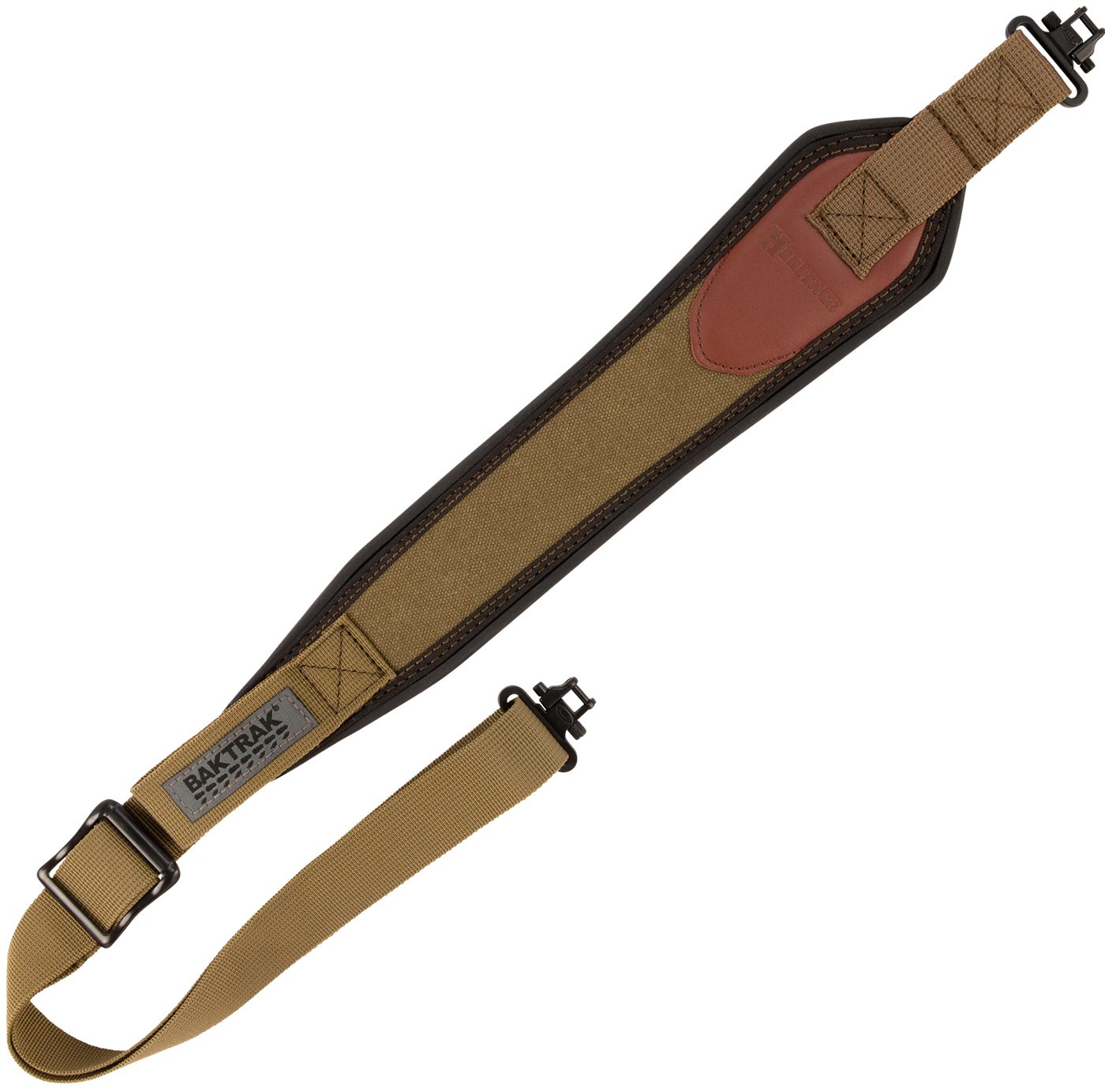 Allen Heritage Cases 8110 Long Gun Sling Olive Canvas w/Leather Trim 33in-4